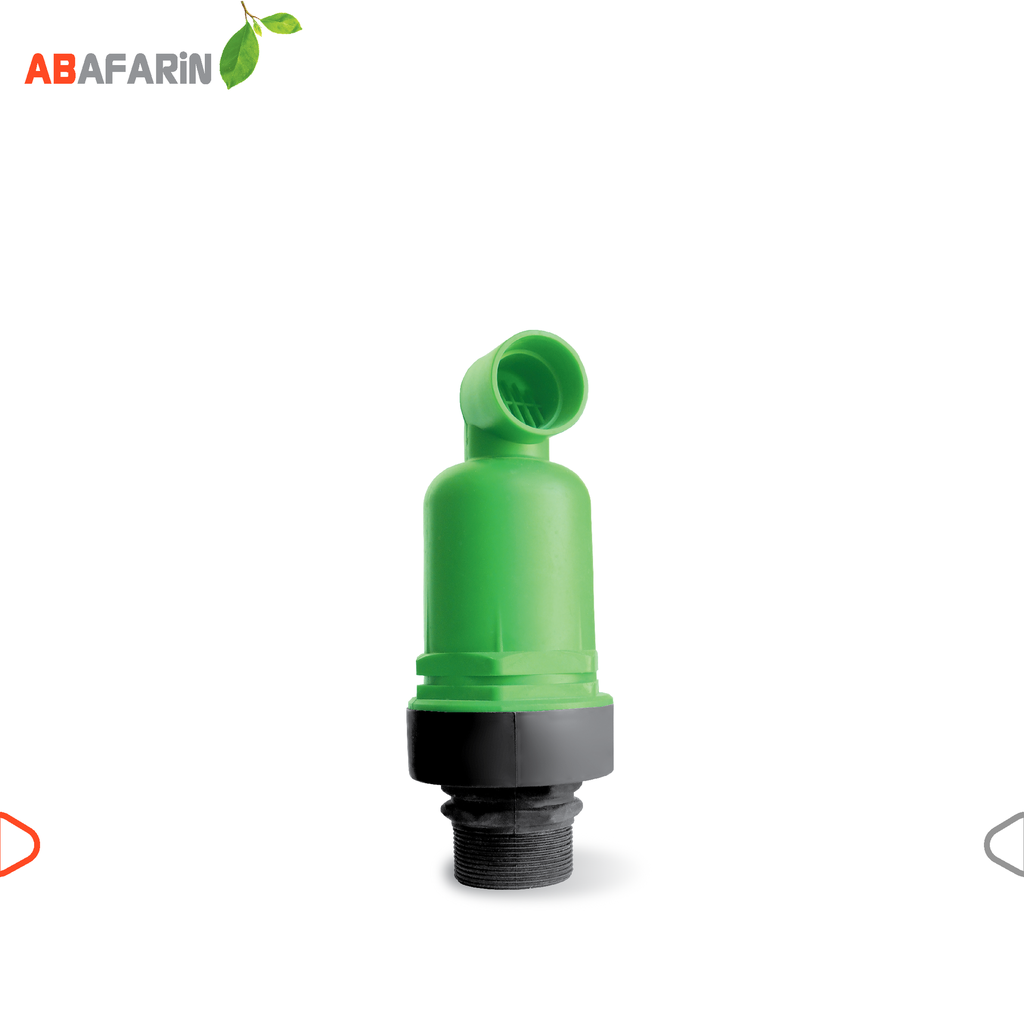 Polymeric air discharge valve