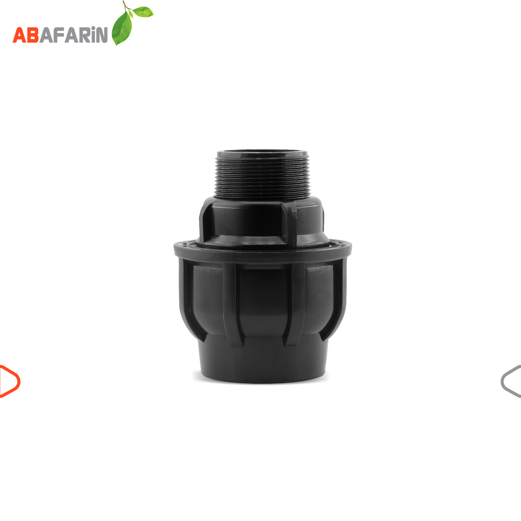 PP male screw thread connector 