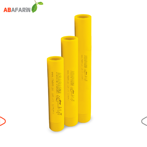 UPVC polymer risers size "1 male rib to" 3/4 female